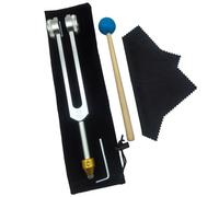 Steowsey OTTO128HZ - Set di diapason con base per guarigione chakra, terapia del suono, per mantenere l'armonia perfetta di corpo, mente, spirito