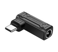 Steowsey PD 140W DC a Tipo C Adattatore di ricarica di alimentazione DC femmina ingresso a USB C Connettore maschio per telefono, tablet, laptop (F)