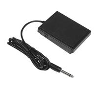 Steowsey Pedale universale per strumenti musicali, materiale ABS nero, accessori universali per chitarra acustica e basso