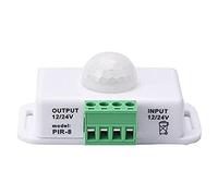 Steowsey Rilevatore di Movimento un Infrarossi PIR, Interruttore del Sensore di Movimento Della Luce di Striscia DC 12V-24V, per da Cucina con Scale