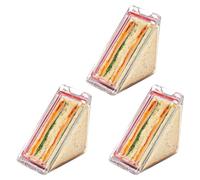 Steowsey Scatola di conservazione riutilizzabile delle borse del panino del triangolo dei contenitori del panino del triangolo del contenitore del panino del triangolo