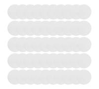 Steowsey Set di nel Alluminio per Sublimazione Set di Rotondi con Cornice Vuota nel Lamiera di Alluminio, Dischi Vuoti per Sublimazione (50 Pezzi)