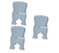 Steowsey Stampi per libri fai da te per leggio in resina Set di stampi in silicone per supporto per lettura di libri per colata in resina epossidica 20 x 30 cm