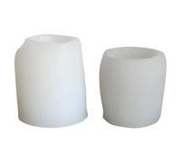 Steowsey Stampo in silicone 3D a forma di pecora, per fai da te, per realizzare candele in resina di gesso, sapone, gel di silice, 2 pezzi