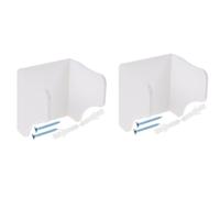 Steowsey Supporto da parete per chitarra da camera da letto, per amanti della musica, gancio da parete, bianco