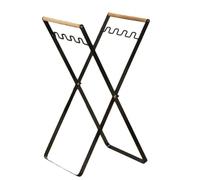 Steowsey Supporto per sacchetti della spazzatura pieghevole, facile da usare