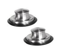 Steowsey Tappo di scarico per lavello da cucina, 2 pezzi, 8 cm, adatto per scarico standard della cucina