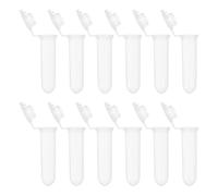 Steowsey Tubi centrifughi da 2 ml, 1000 pezzi con fondo rotondo con tappo a scatto e segni graduati per campioni trasparenti