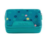 Step by Step Astuccio XXL "Turtle Josie", 43 pezzi, turchese, con utensili da scrivere, per ragazze a partire dalla 1a classe, in ordine nella cartella per la scuola