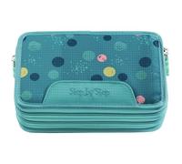 Step by Step astuccio per matite XXL Pencil Case, 3 Folds Turtle Josie turchese