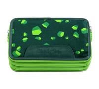 Step by Step Astuccio XXL "Dino Targo", 43 pezzi, verde con utensili da scrivere, per ragazzi a partire dalla 1a classe, ordine nella cartella per la scuola