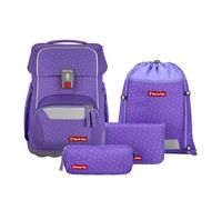 Step by Step Basis Set di borse per la scuola 4 pezzi Set „Purple Konfetti (TAS037679)