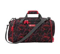 STEP BY STEP Borsa weekend grigio scuro / rosso / nero Uomo STEP BY STEP One Size