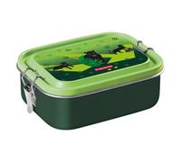 Step by Step Zubehör Edelstahl - Porta pranzo 17 cm (Black Cat) verde