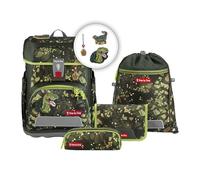 Step by Step Cloud - Set zaino scolastico 5 pz. (Dino Torex) verde