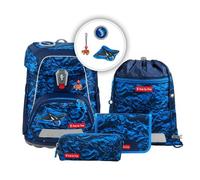 Step by Step Fit Set di borse per la scuola 5 pezzi blu