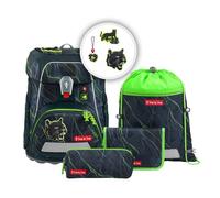 Step by Step Fit Set di borse per la scuola 5 pezzi nero