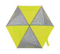 Step by Step Ombrello tascabile per bambini da 22 cm con elementi riflettenti neon yellow (124890)