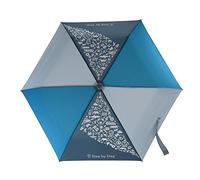 Step by Step Ombrello tascabile per bambini Magic Rain Effect 22,5 cm blu