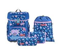 Step by Step Set di zaini per la scuola Cloud Reflect, 5 pezzi, ergonomici con riflettori, regolabili in altezza con cintura in vita per ragazzi a partire dalla prima classe, 19 l, Seashell Pearl