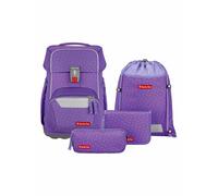 STEP BY STEP Set di zaini scolastici da 4 pezzi BASIS Purple Konfetti