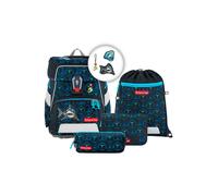 STEP BY STEP Set di zaini scolastici da 5 pezzi SPACE Shine Shark Dexte