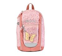 Step by Step Set zaino KIGA MINI, zaino ergonomico con cintura toracica regolabile in altezza, per asilo, presepe e Kita, da 12 M+, bambini piccoli, 6 l, Butterfly Mia - Rosa