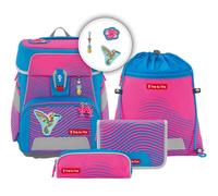 Step by Step Space Neon Set di borse per la scuola 5 pezzi rosa