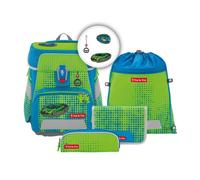 Step by Step Space Neon Set di borse per la scuola 5 pezzi verde