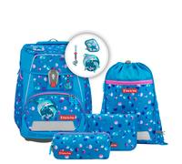 Step by Step SET ZAINO SCUOLA SPACE 5 PEZZI 20LT 1 olphin Finja | Tornister ergonomico con catarifrangenti, regolabile in altezza con cintura in vita