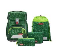 Step by Step zaino della scuola Basis Schulranzen-Set 4 -pezzi Green Graphics verde