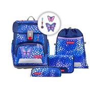 Step by Step zaino della scuola Cloud Schulranzen-Set 5 -pezzi Butterfly Maja blu scuro