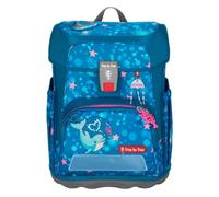 Step by Step zaino della scuola Cloud Schulranzen-Set 5 -pezzi Dolphin Azura blu