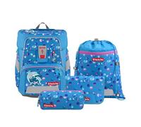 Step by Step zaino della scuola Space Schulranzen-Set 5 -pezzi Dolphin Finja blu