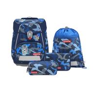 Step by Step zaino della scuola Space Schulranzen-Set 5 -pezzi Snow Leopard Arko blu scuro