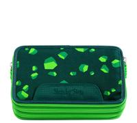 Step by Step astuccio per matite XXL Pencil Case, 3 Folds Dino Targo verde