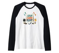 Step Card Ready Passi di Ballo e Sequenza Maglia con Maniche Raglan