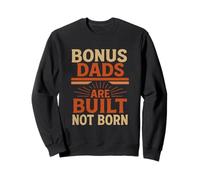 Step Dads Are Built Not Born Retro Vintage abbigliamento Felpa