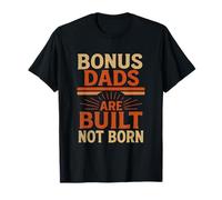 Step Dads Are Built Not Born Retro Vintage abbigliamento Maglietta