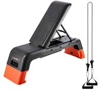 Step e panca fitness 2 in1 con schienale regolabile