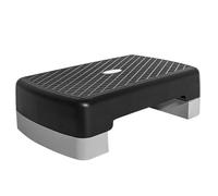 Step Fitness - Stepper Portatile Con Altezza Regolabile Per Allenamento - Pedana Antiscivolo Da 45 Cm Per Allenamento Cardio, Aerobica, Palestra E Casa