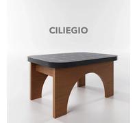 Step scalino predellino in legno betulla per lettino da massaggio spa centro benessere estetico