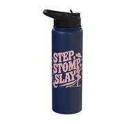 Step Stomp Uccidere - Divertente Line Dancing Stainless Steel Insulated Water Bottle