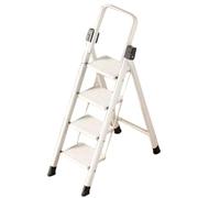 Step Stool For Adults, Folding Step Ladder With Wide Pedal For Home, Kitchen, Office(4 step)