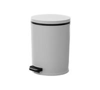 Step Trash Can - Kitchen | 17L Silent Trash Container With Lid | Pedal Bin For Home, Office, Bathroom, Garage, Classroom, Apartment, Ristorante, Hotel, Hospital, Living Room, Bedroom, Laundry Area