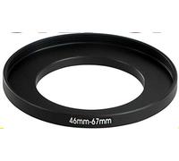 STEP UP 46-67MM ANELLO ADATTATORE 46MM-67MM ADAPTER RING 46MM 67MM 46-67 46 67 MM OBIETTIVO LENS COMPATIBILE CON NIKON CANON FUJIFILM SONY OLYMPUS PANASONIC SIGMA TAMRON TOKINA
