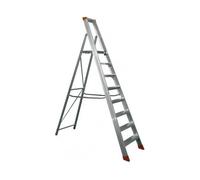 Fraschetti Scala in alluminio STEP UP Profilo a U – 8 gradini 168 cm piattaforma