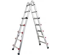 SCALA TELESCOPICA STEP UP PIUMA 5+5 GRADINI