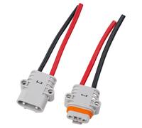 Step Up Your Game Coppia di connettori cavo carrello elevatore 50 amp 600V 6 AWG