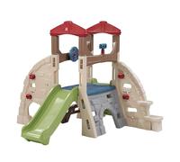Step2 Alpine Ridge Parco giochi per bambini | Struttura di arrampicata con scivolo in plastica | Giochi di arrampicata per giardino / esterno